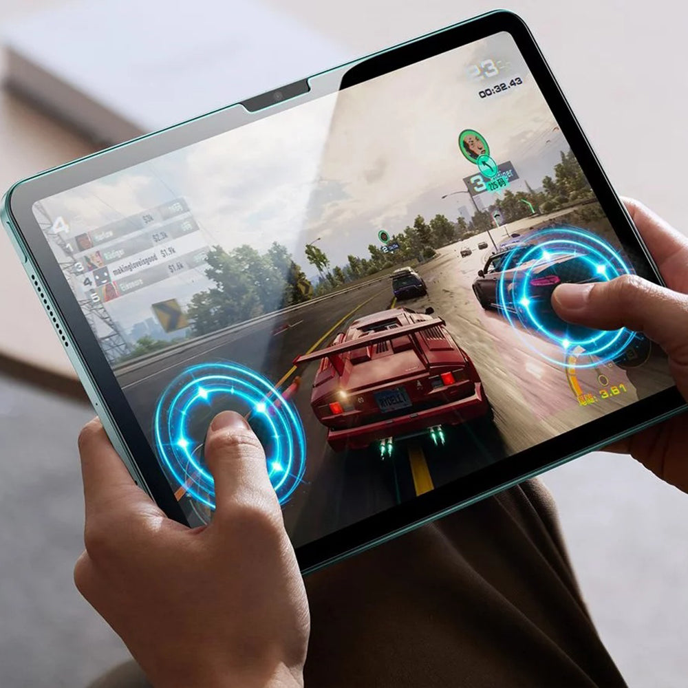 Película protetora de ecrã ESR UltraFit para Apple iPad Air 13 (2026) / Pro 13 (2025), Vidro Temperado, Cola Total, Conjunto de 2 unidades