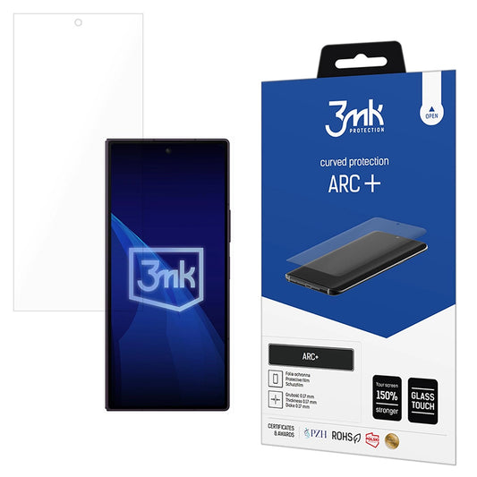 Película protetora para ecrã exterior 3MK ARC+ para Samsung Galaxy Z Fold8 Ultra F976, plástico