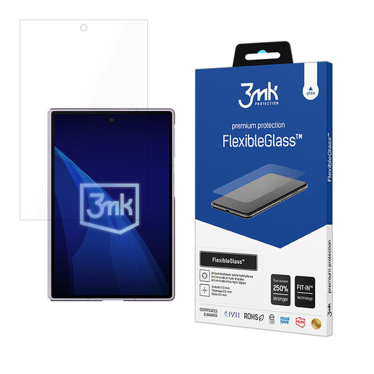 Película protetora para ecrã exterior 3MK FlexibleGlass para Samsung Galaxy Z Fold8 F971, vidro flexível, cola total
