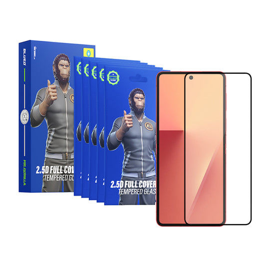 Película protetora para ecrã exterior Blueo HD para Samsung Galaxy Z Flip8 F776 / Z Flip7 F766, vidro temperado, cola total, 2.5D, conjunto de 5 unidades, preta