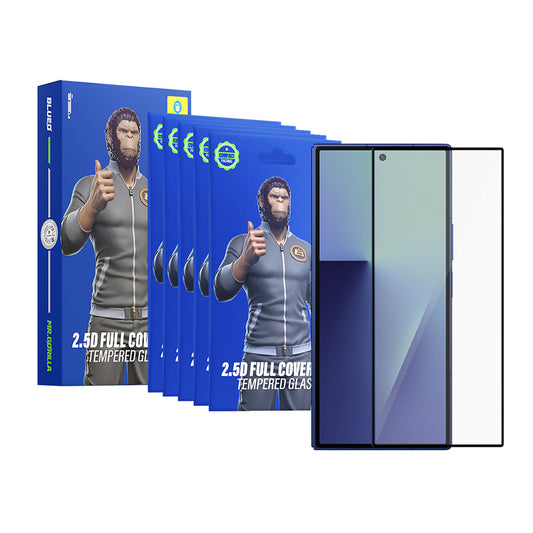 Película protetora para ecrã exterior Blueo HD para Samsung Galaxy Z Fold8 Ultra F971, vidro temperado, cola total, 2.5D, conjunto de 5 peças, preta
