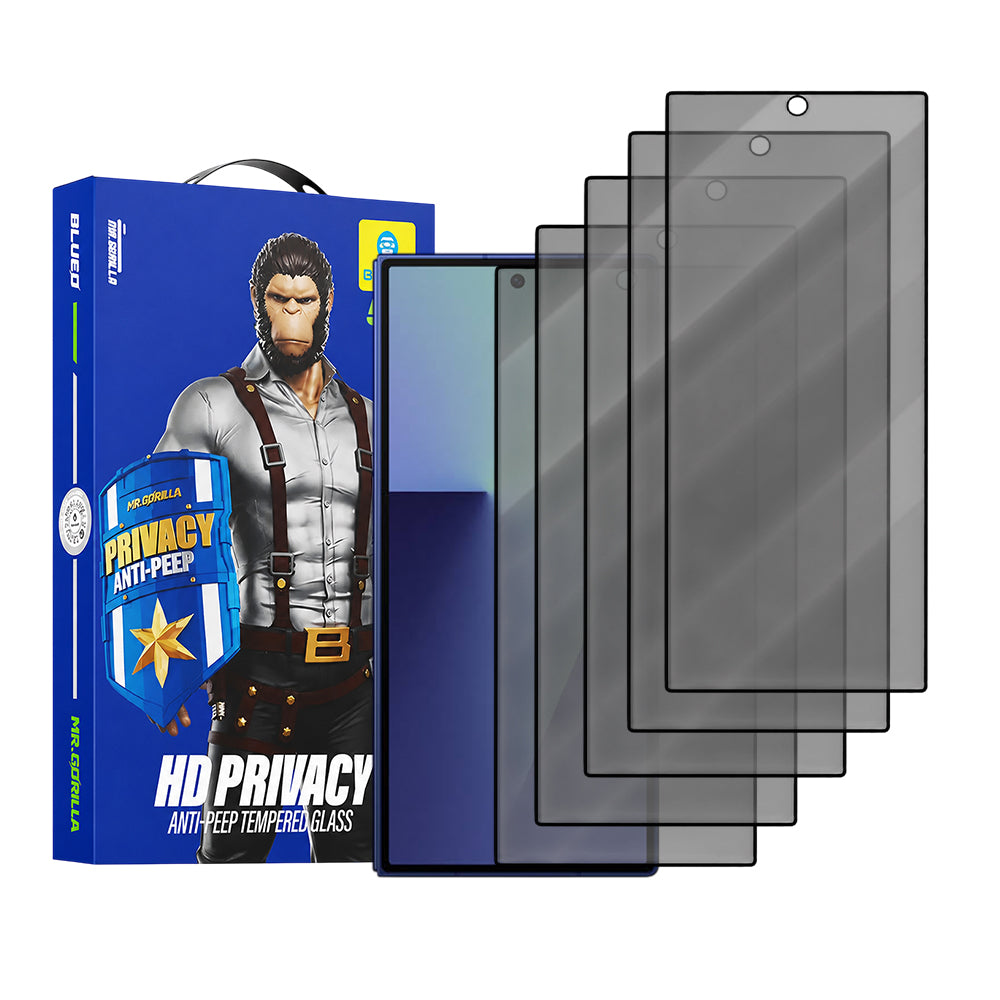 Película de proteção de ecrã Exterior Privacy Blueo Anti-Peep para Samsung Galaxy Z Fold8 Ultra F971, Vidro Temperado, Cola Total, Conjunto de 5 unidades