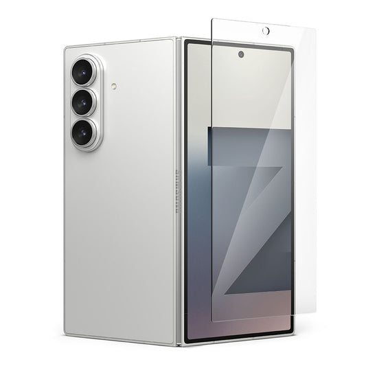 Película Protetora de Ecrã Externo Ringke Easy Slide para Samsung Galaxy Z Fold7 F966, Vidro Temperado, Colagem Total, Conjunto de 2 peças