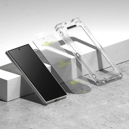 Ringke Easy Slide Exterior Screen Protector for Samsung Galaxy Z Fold7 F966, Tempered Glass, Full Glue, Set of 2 Pieces