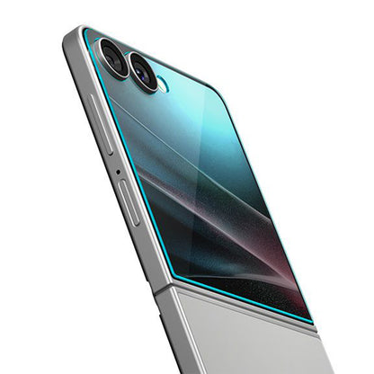 Película Protetora de Ecrã Exterior Spigen GlastR EZ FIT para Samsung Galaxy Z Flip7 F766, Vidro Temperado, Colagem Total, Conjunto de 2 peças AGL09585
