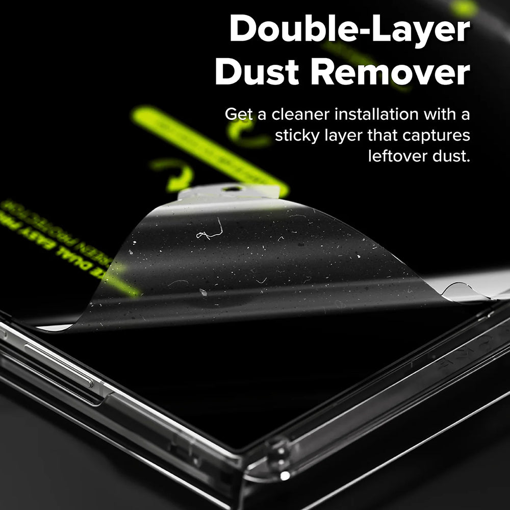 Película protetora para ecrã interior Ringke Dual Easy Pro para Samsung Galaxy Z Fold7 F966, plástico, conjunto de 2 peças