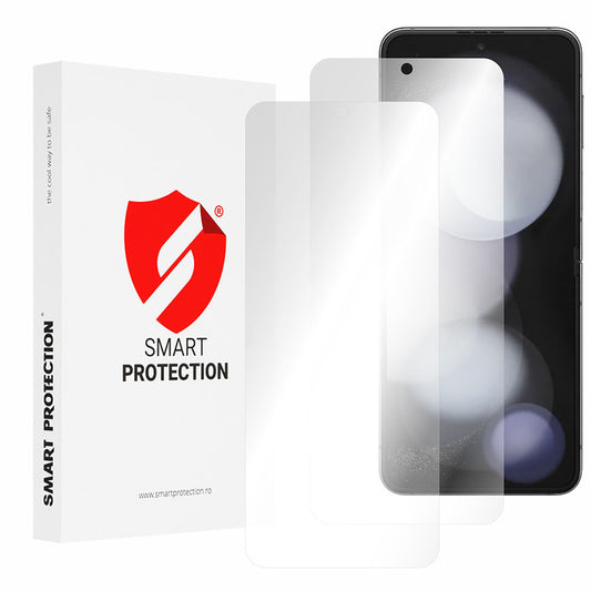 Película protetora de ecrã interior Smart Protection Premium Classic para Samsung Galaxy Z Flip5 F731, Plástico, Conjunto de 2 unidades
