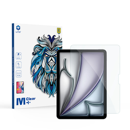 Película protetora de ecrã Lito Classic para Apple iPad Air 11 (2026) / Air 11 (2025), Vidro Temperado, Cola Total, 2.5D