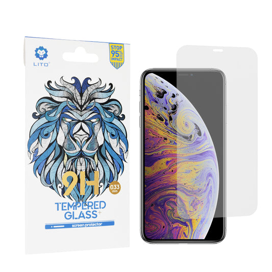 Película protetora de ecrã Lito Classic para Apple iPhone 11 Pro Max / XS Max, Vidro Temperado, Cola Total, 2.5D