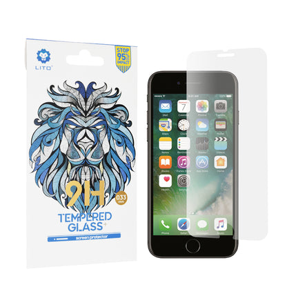 Película protetora de ecrã Lito Classic para Apple iPhone SE (2022) / SE (2020) / 8 / 7, Vidro Temperado, Cola Total, 2.5D