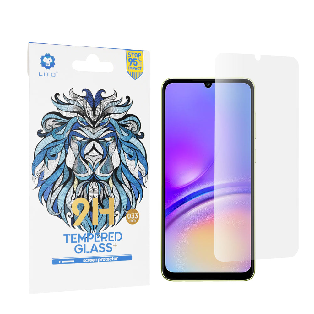 Película protetora de ecrã Lito Classic para Samsung Galaxy A05s A057 / A05 A055, Vidro Temperado, Cola Total, 2.5D