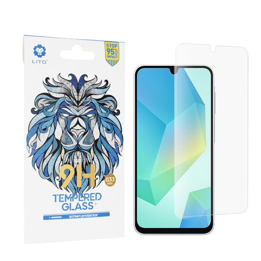 Película protetora de ecrã Lito Classic para Samsung Galaxy A16 5G A166 / A16 4G A165, Vidro Temperado, Cola Total, 2.5D