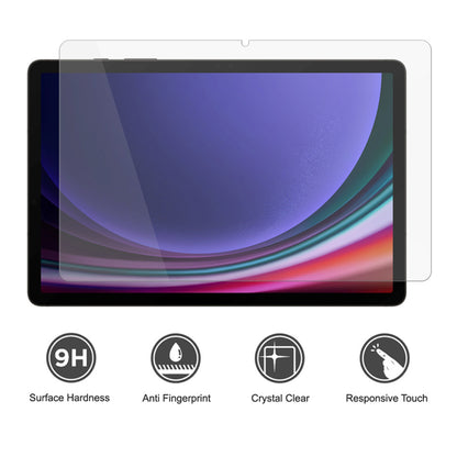 Película protetora de ecrã Lito Classic para Samsung Galaxy Tab S10+ / Tab S9 FE+ / Tab S9+, Vidro Temperado, Cola Total, 2.5D