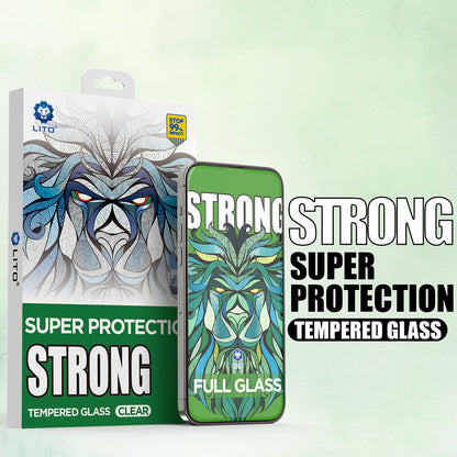 Película Protetora de Ecrã Lito D+ Max Strong para Apple iPhone 17 Pro Max, Vidro Temperado, Full Glue, Preta
