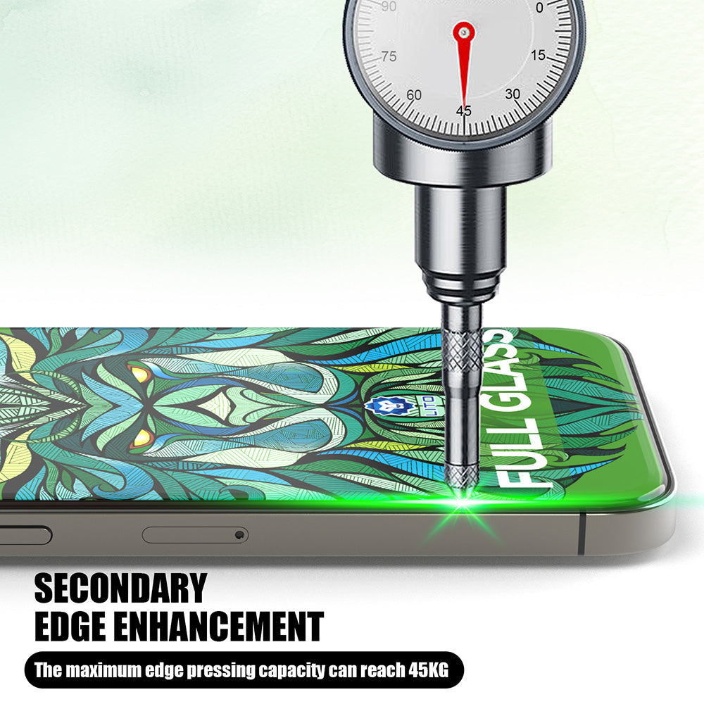 Película Protetora de Ecrã Lito D+ Max Strong para Apple iPhone 17 Pro Max, Vidro Temperado, Full Glue, Preta
