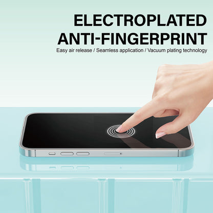 Película Protetora de Ecrã Lito NB para Apple iPhone 17 / 16 Pro, Vidro Temperado, Full Glue, Preta