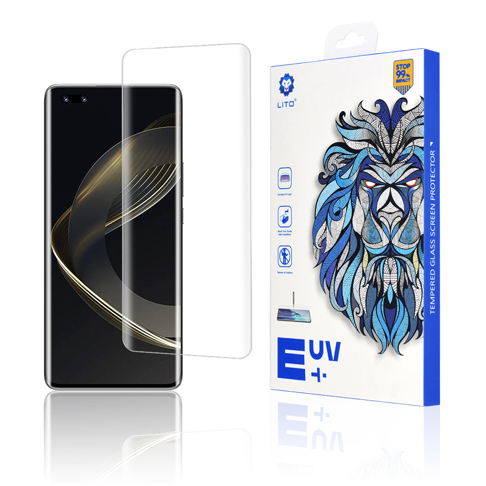 Película protetora de ecrã Lito para Huawei nova 11 Pro, Vidro Temperado, Cola UV, 3D
