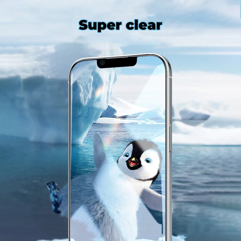 Película Protetora de Ecrã Fosco Anank 5X Reforçada para Apple iPhone 17 Pro, Vidro Temperado, Full Glue, 2.5D, Preta