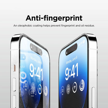 Película Protetora de Ecrã Fosco Anank 5X Reforçada para Apple iPhone 17 Pro, Vidro Temperado, Full Glue, 2.5D, Preta