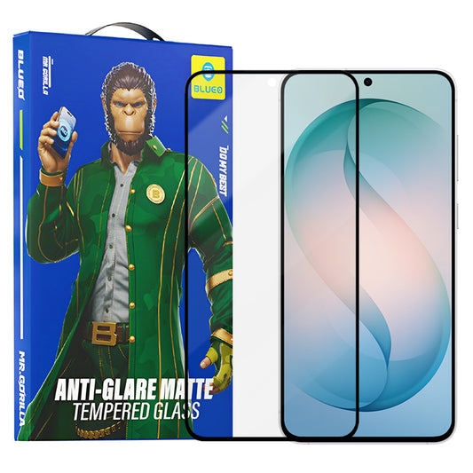 Película Protetora de Ecrã Matte Blueo Anti-Reflexo para Samsung Galaxy S26 Plus S947, Vidro Temperado, Full Glue, Preta