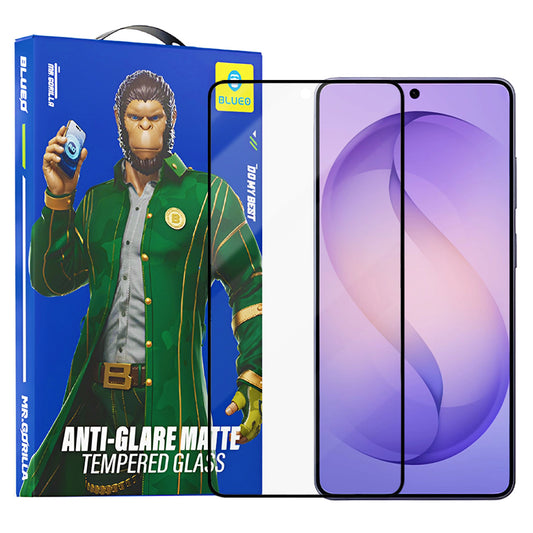 Película Protetora de Ecrã Matte Blueo Anti-Reflexo para Samsung Galaxy S26 Ultra S948, Vidro Temperado, Colagem Completa, Preta