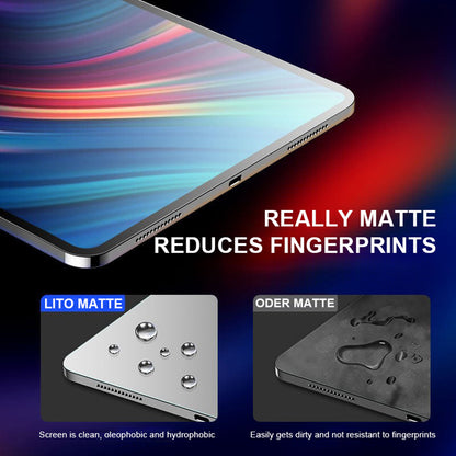 Matte Screen Protector Lito Classic for Apple iPad Pro 13 (2024), Tempered Glass, Full Glue, 2.5D
