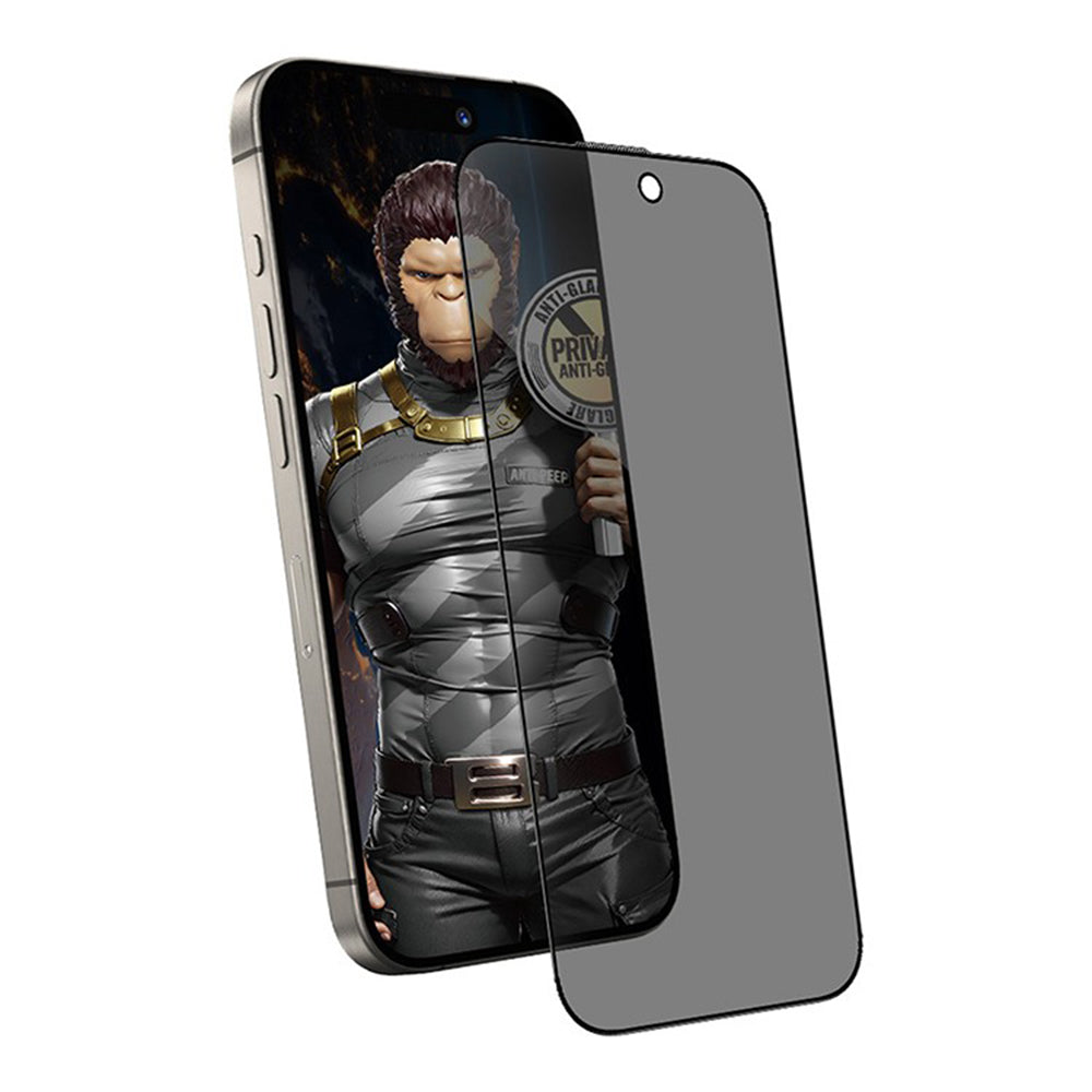 Película protetora de ecrã Matte Privacy Blueo Anti-Peep para Apple iPhone 14 Plus / 13 Pro Max, Vidro Temperado, Cola Total
