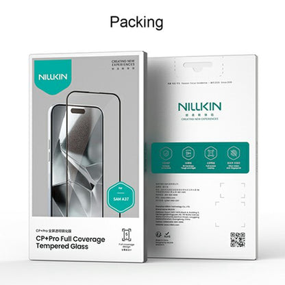 Película protetora de ecrã Nillkin CP+ Pro para Samsung Galaxy A37 5G, Vidro Temperado, Cola Total, Preta