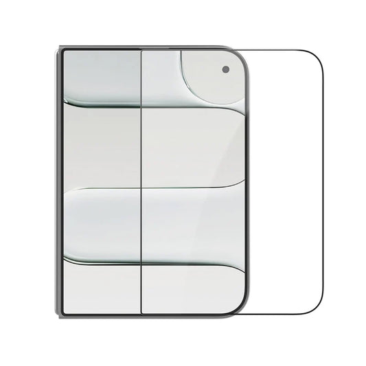 Película de proteção para o ecrã exterior Nillkin CP+ Pro com aplicador para Apple iPhone Duo, vidro temperado, adesivo integral, preta