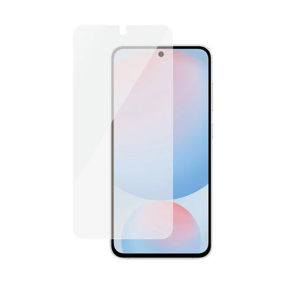Película Protetora de Ecrã PanzerGlass Safe. Ultra-Wide Fit EasyAligner para Samsung Galaxy S24 FE S721, Vidro Temperado, Full Glue.