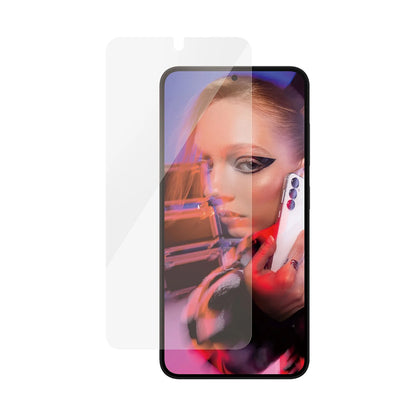 Película Protetora de Ecrã PanzerGlass Safe. Ultra-Wide Fit EasyAligner para Samsung Galaxy S24 S921, Vidro Temperado, Full Glue.