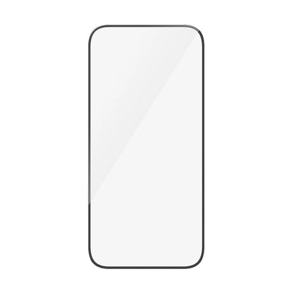 Película Protetora de Ecrã PanzerGlass Ultra-Wide Fit para Apple iPhone 16 Plus / 15 Plus, Vidro Temperado, Full Glue, Preta