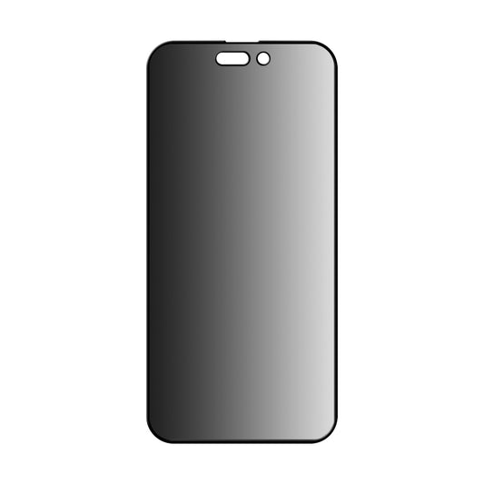 Película de proteção de ecrã Privacy Anank 1X Reinforced 360 para Apple iPhone 15, Vidro Temperado, Cola Total, 2.5D