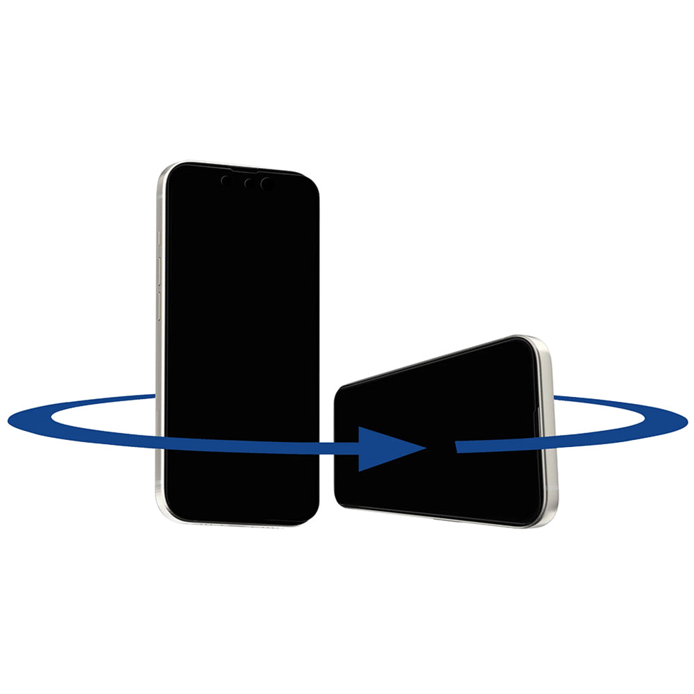 Película protetora de ecrã Privacy Anank 1X Reinforced 360 para Apple iPhone 17e / 16e / 14 / 13 Pro, Vidro Temperado, Cola Total, 2.5D