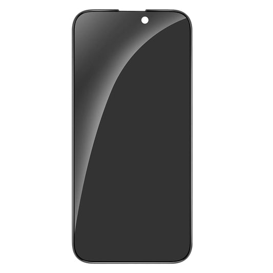 Película de proteção de ecrã Privacy Anank 2X Reforçada para Apple iPhone 15, Vidro Temperado, Cola Total, 2.5D