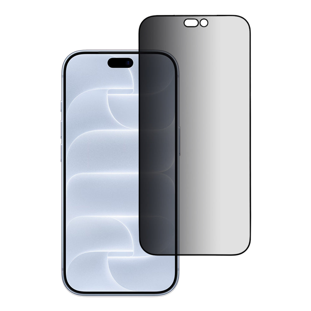 Blueo Premium Sapphire Applicator Privacy Screen Protector for Apple iPhone 18 Pro, Tempered Glass, Full Glue