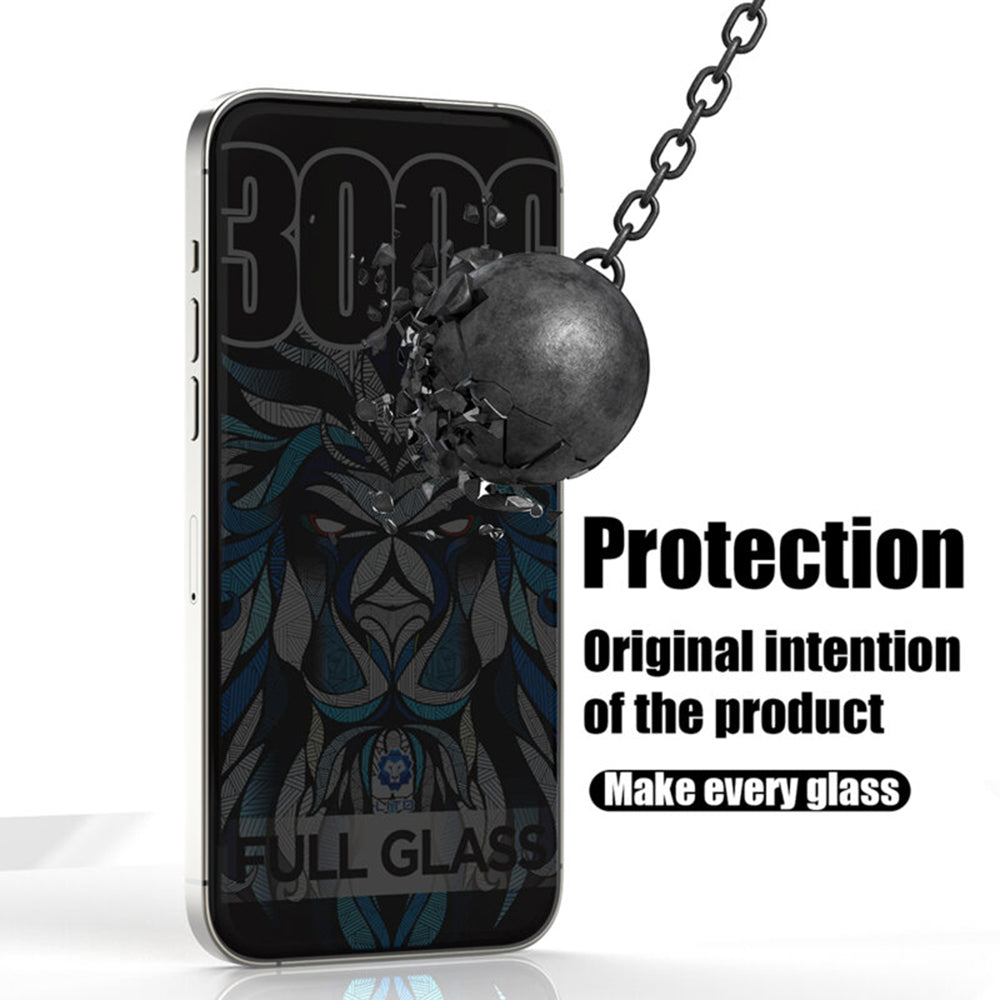 Película de Proteção de Ecrã Privacy Lito D+ Max 300C para Apple iPhone 17 Pro Max, Vidro Temperado, Full Glue