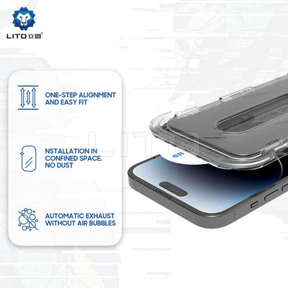 Película protetora de ecrã Privacy Lito Magic Glass Box D+ Tools para Apple iPhone 11 / XR, Vidro Temperado, Cola Total