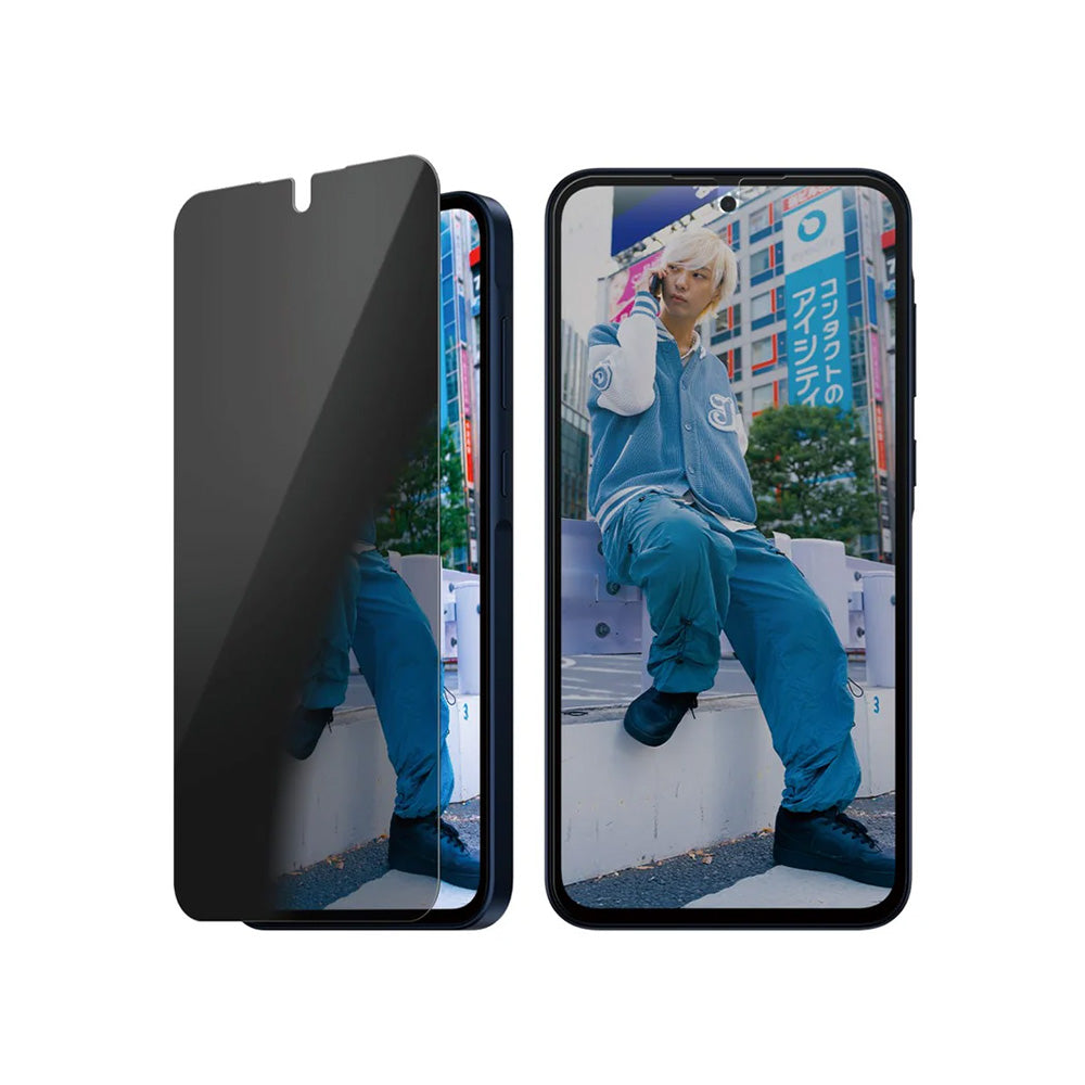 Película de Proteção de Ecrã Privacy PanzerGlass Ultra-Wide Fit para Samsung Galaxy A36 A366, Vidro Temperado, Full Glue