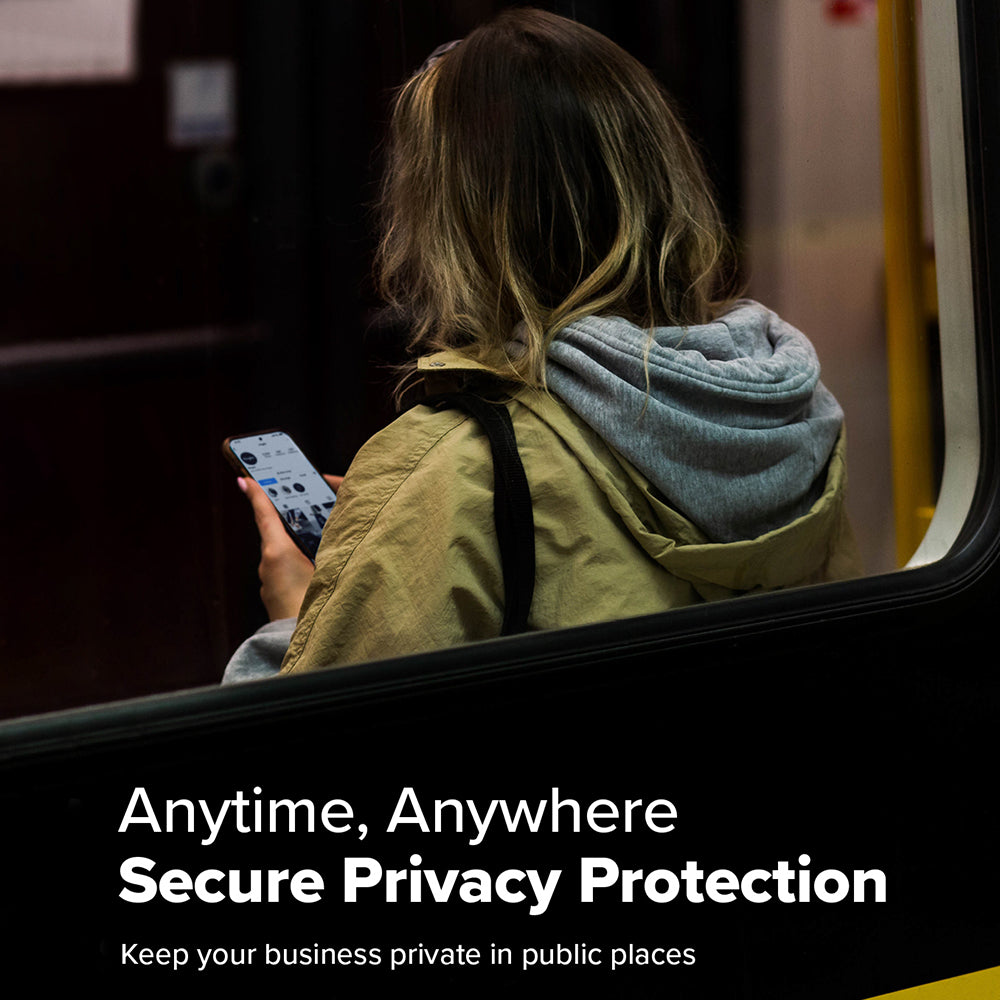 Película protetora de ecrã Privacy Ringke Easy Slide para Samsung Galaxy S25+ S936, Vidro Temperado, Cola Total, Conjunto de 2 unidades