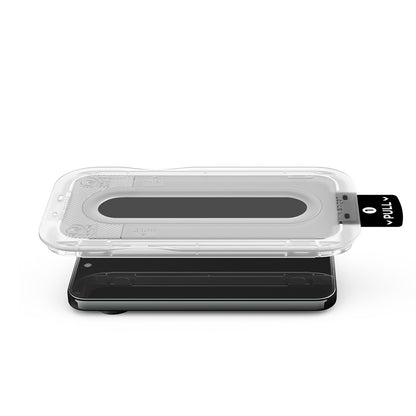 Película protetora de ecrã Privacy Spigen GlastR EZ FIT Pro para Google Pixel 11 Pro / 10 Pro, Vidro Temperado, Cola Total, Conjunto de 2 unidades AGL11481