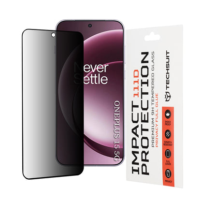 Película de Proteção de Ecrã Privacy Techsuit para OnePlus 15, Vidro Temperado, 111D