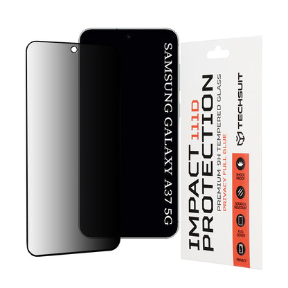 Película de Proteção de Ecrã Privacy Techsuit para Samsung Galaxy A37 5G, Vidro Temperado, Full Glue, 111D