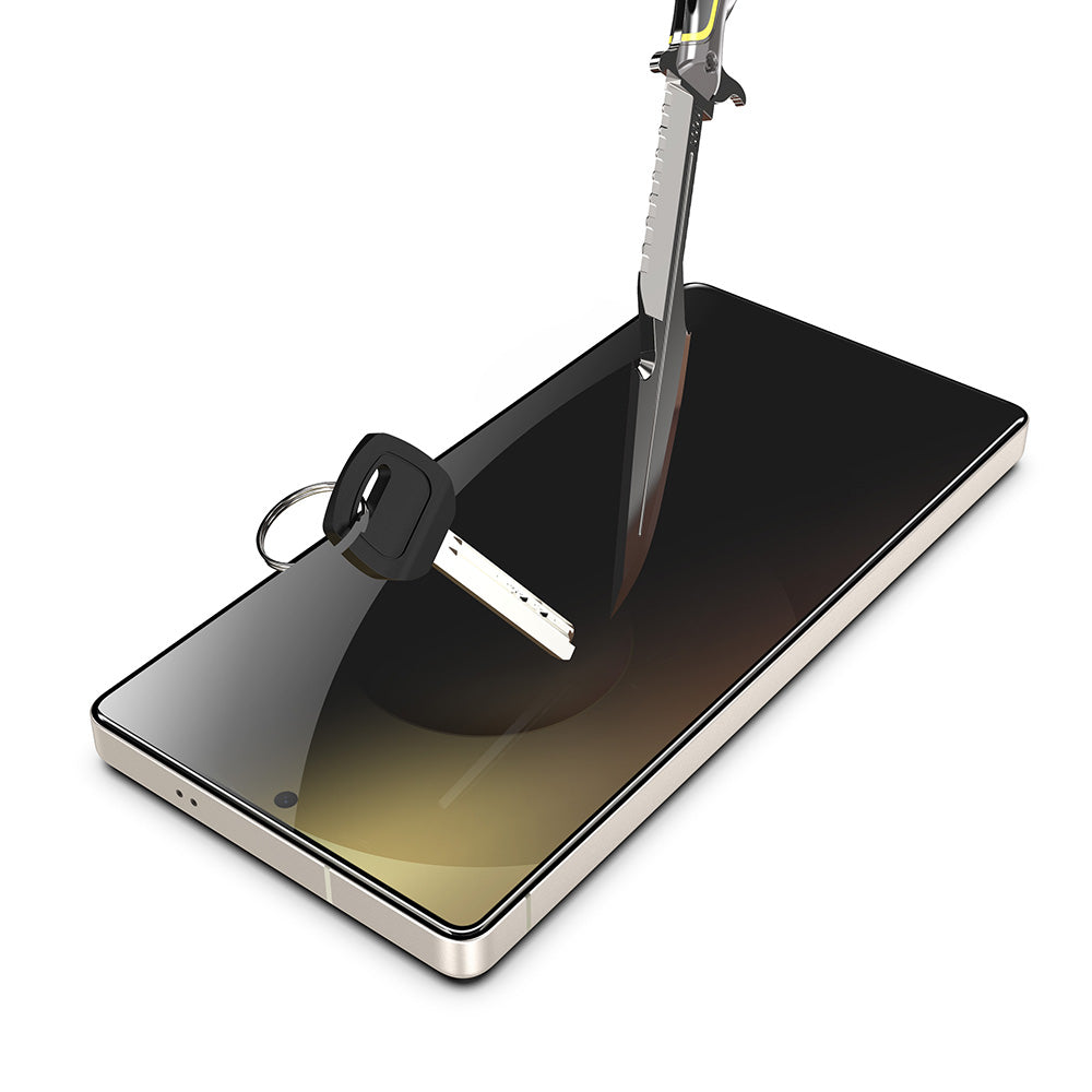 Película de Proteção de Ecrã Privacy Techsuit TitanGlass CrystalHD para Samsung Galaxy S26 Ultra S948, Vidro Temperado, Full Glue