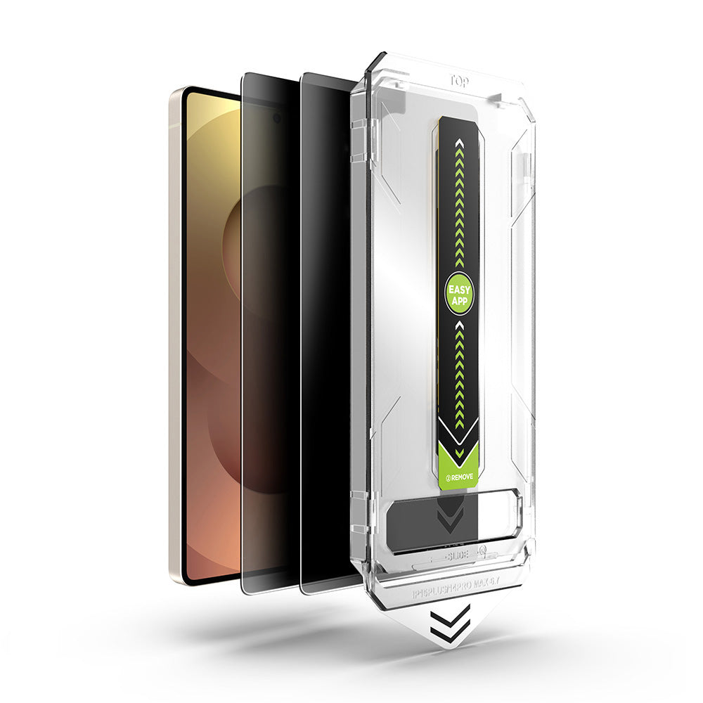 Película de Proteção de Ecrã Privacy Techsuit TitanGlass CrystalHD para Samsung Galaxy S26 Ultra S948, Vidro Temperado, Full Glue, Conjunto de 2 peças.