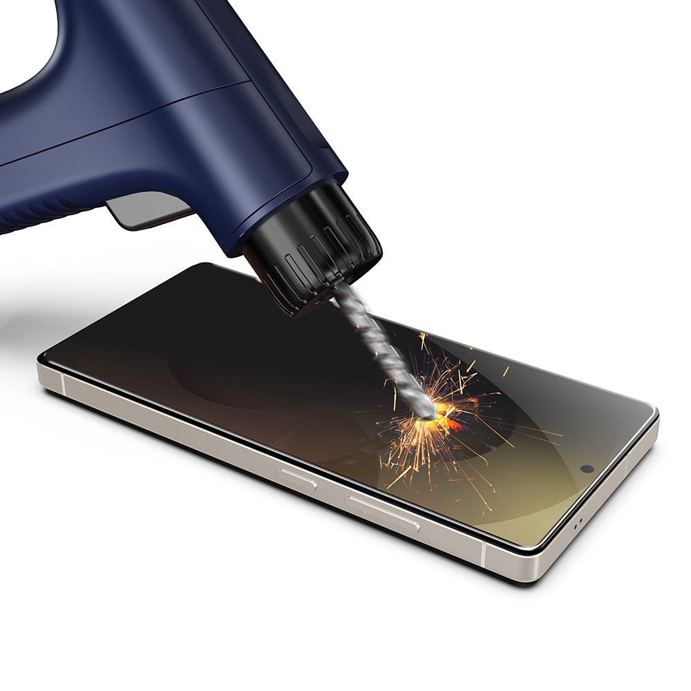 Película de Proteção de Ecrã Privacy Techsuit TitanGlass CrystalHD para Samsung Galaxy S26 Ultra S948, Vidro Temperado, Full Glue, Conjunto de 2 peças.