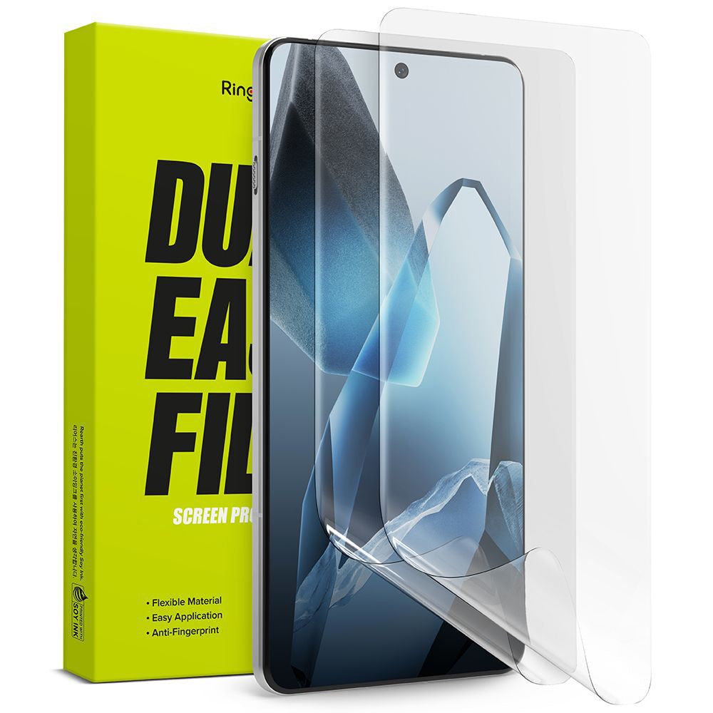 Película protetora de ecrã Ringke Dual Easy para OnePlus 13, Plástico, Conjunto de 2 peças