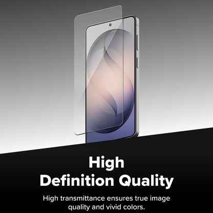 Película Protetora de Ecrã Ringke Easy Slide para Samsung Galaxy S26 S942, Vidro Temperado, Colagem Total, Conjunto de 2 Peças