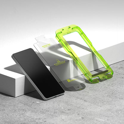 Película Protetora de Ecrã Ringke Easy Slide para Samsung Galaxy S26 S942, Vidro Temperado, Colagem Total, Conjunto de 2 Peças