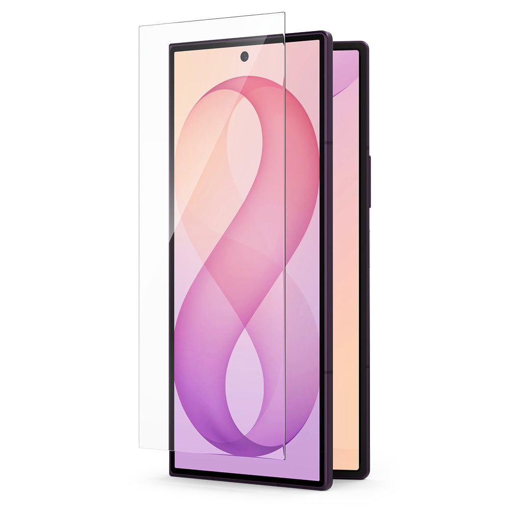 Película protetora para ecrã exterior Ringke Easy Slide para Samsung Galaxy Z Fold8 Ultra F976, vidro temperado, cola total, conjunto de 2 peças